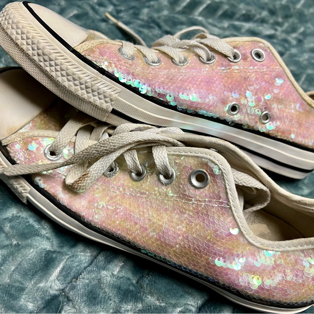 Sequin Converse